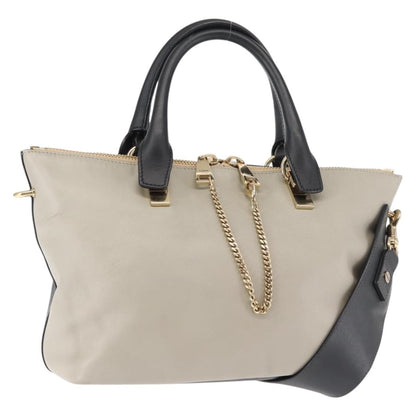 Chloe Bicolor Baylee Satchel Leather Small