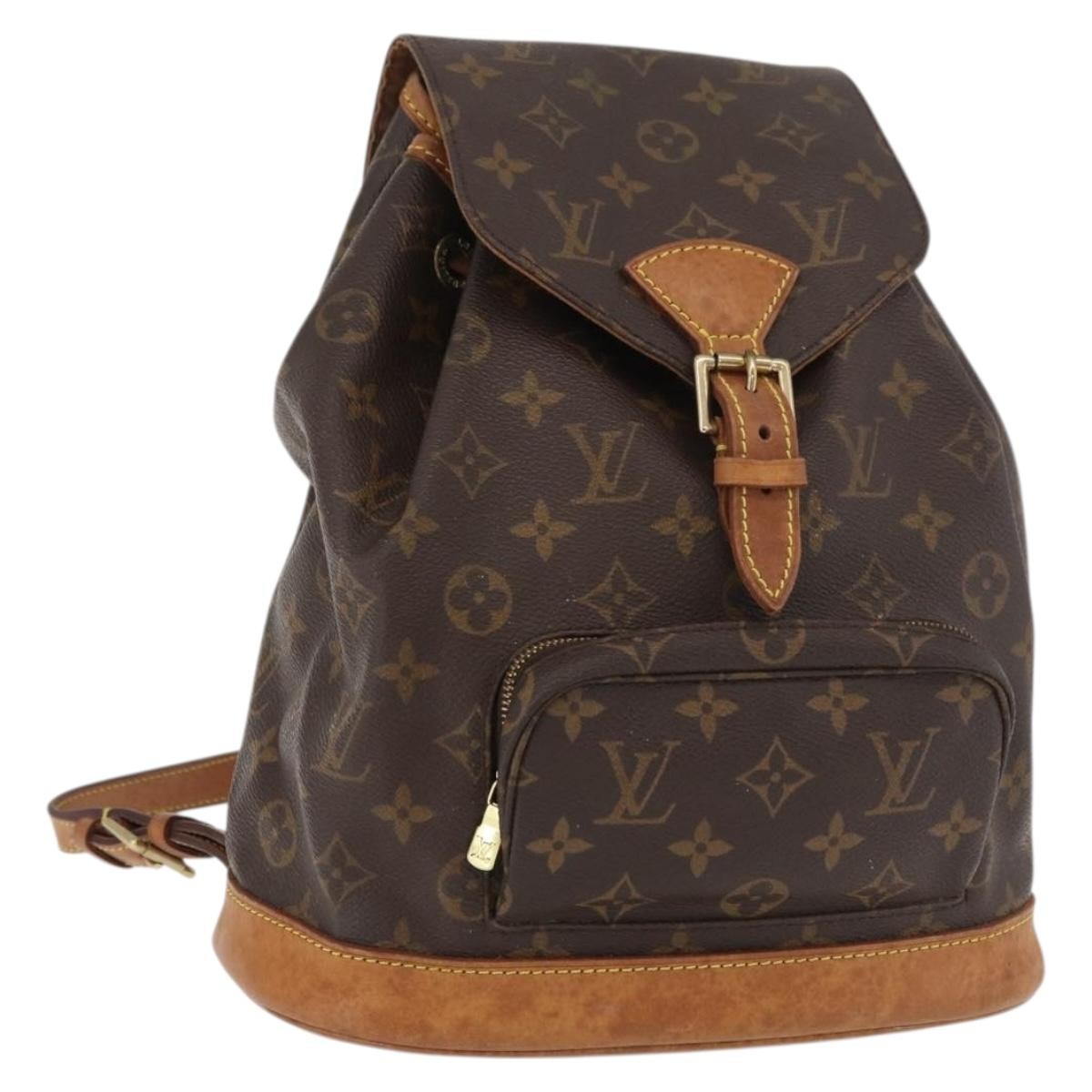 Louis Vuitton Vintage Montsouris Monogram Canvas MM