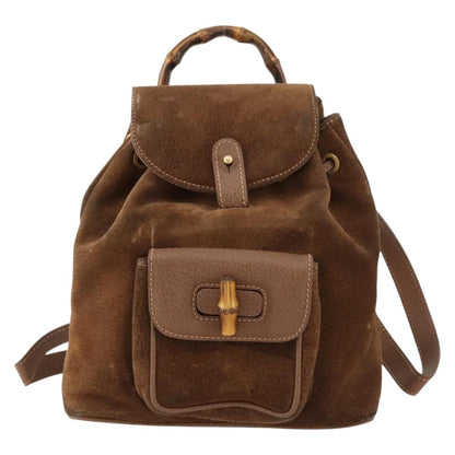 Gucci Gucci bamboo daim mini