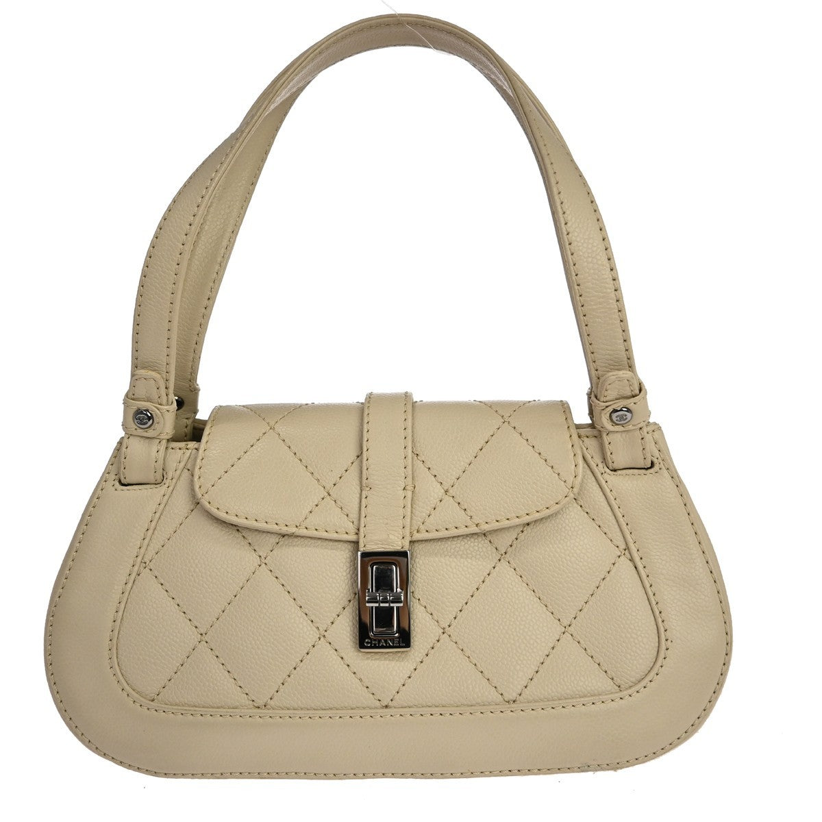 Chanel Mademoiselle Lock Quilted Caviar Small