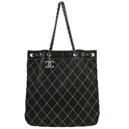 Chanel Surpique Chain Quilted Leather Medium
