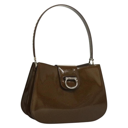 Celine Shoulder Leather Patent leather