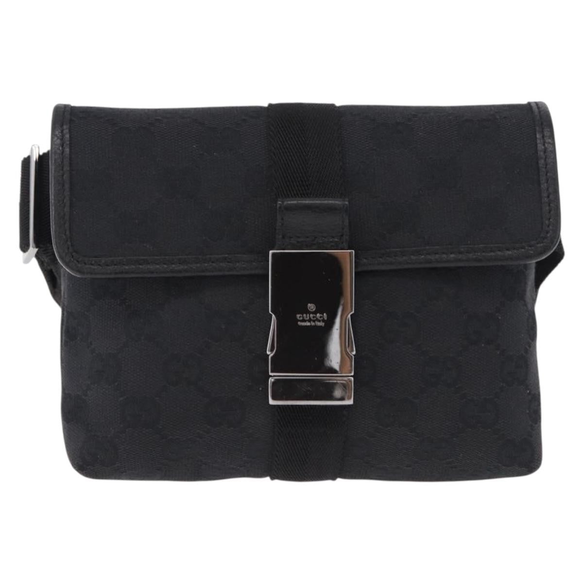 Gucci Buckle Waist GG Canvas and leather Small