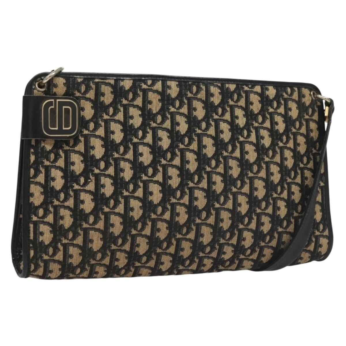 Christian Dior Vintage Trotter Shoulder Bag Canvas Product Image