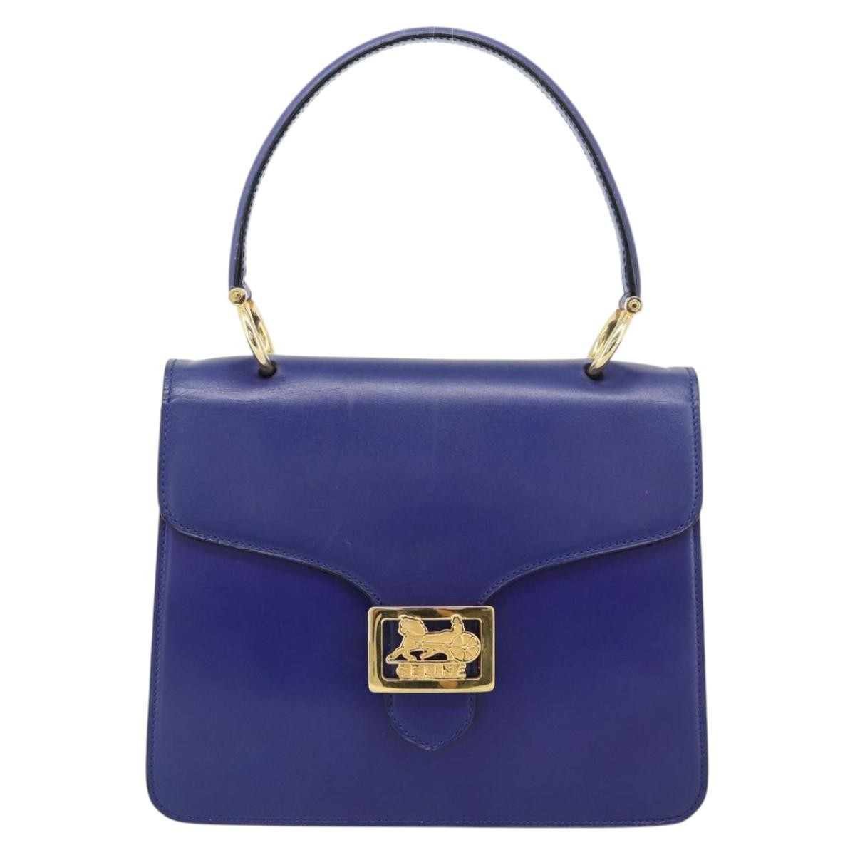 Celine Vintage Carriage Top Handle Leather Medium
