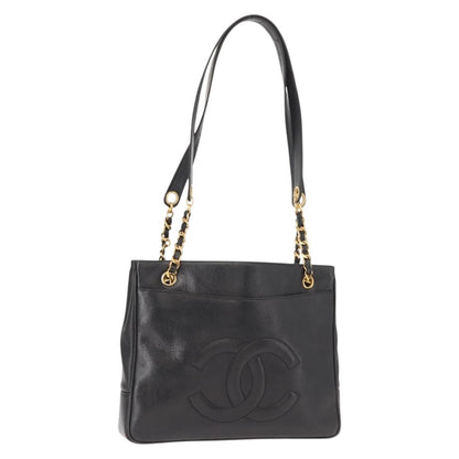 Chanel Vintage CC Chain Tote Caviar Large