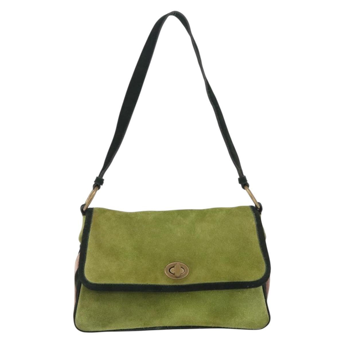 Miu Miu Vintage Flap Bag Suede Product Image