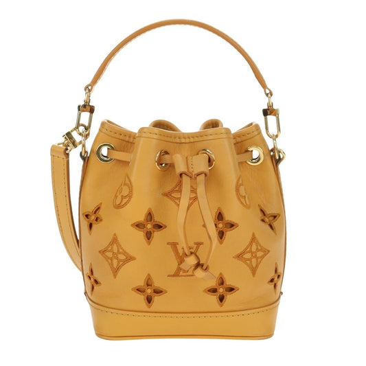 Louis Vuitton Noe NM Handbag Perforated and Embroidered Monogram Leather Nano