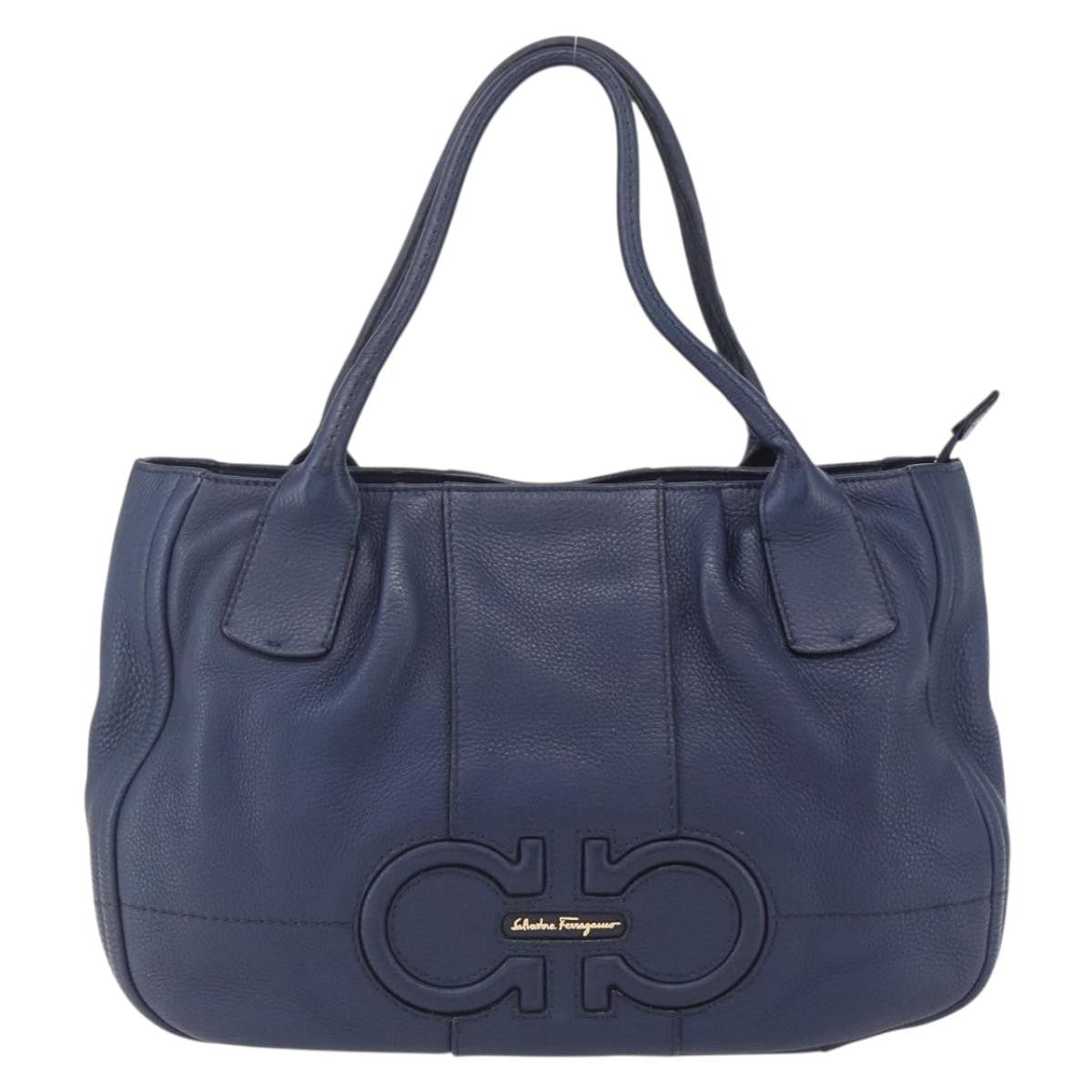 Salvatore Ferragamo Izzie Gancini Embossed Tote Soft Calf Large