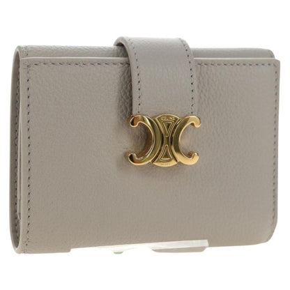Celine Triomphe Trifold Leather Small