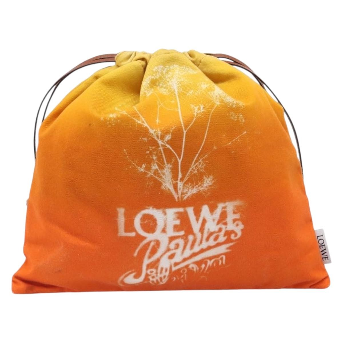 Loewe Paula Drawstring Printed Canvas Small