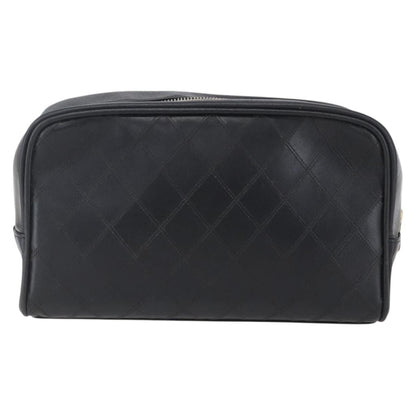 Chanel Vintage Toiletry Pouch Leather Product Image
