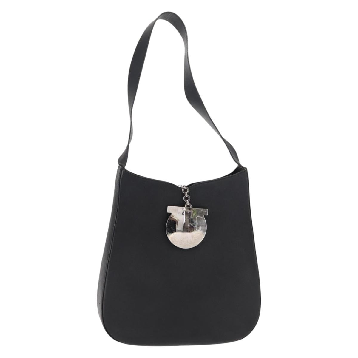 Salvatore Ferragamo Gancini Shoulder Bag Leather Product Image