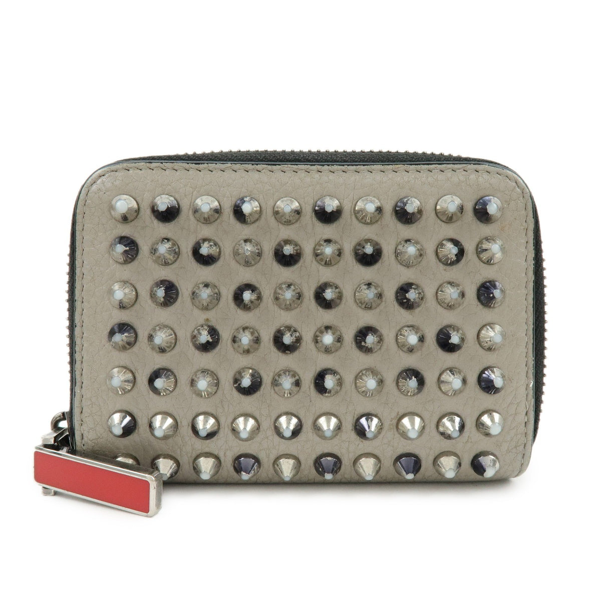 Christian Louboutin Panettone Coin Purse Spiked Leather Product Image