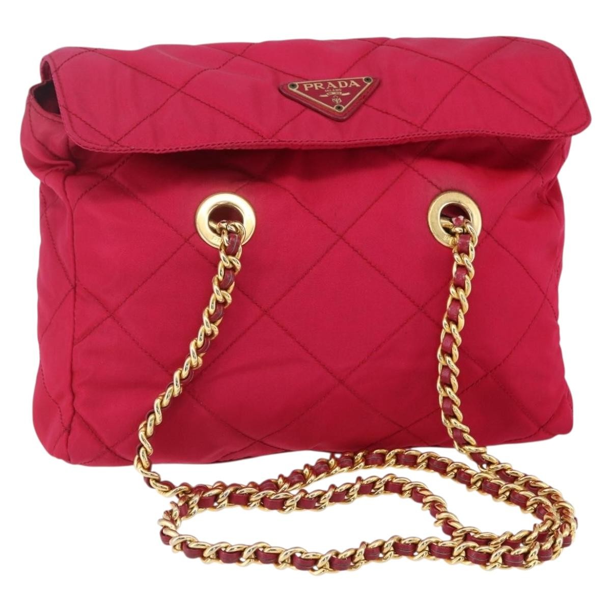 Prada Re-Edition 1995 Chain Tote Quilted Re-Nylon Small