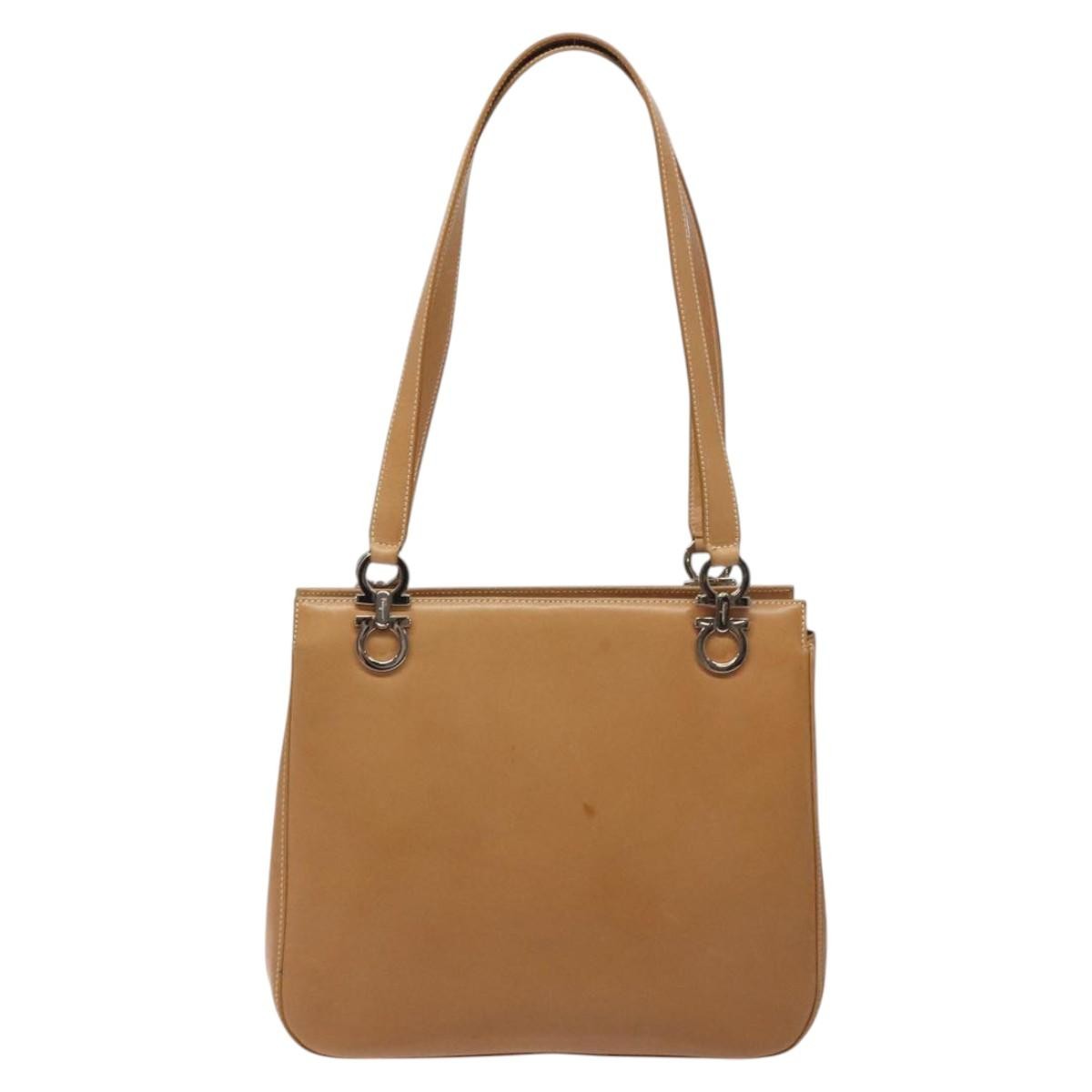 Salvatore Ferragamo Gancini Shoulder Bag Suede Product Image