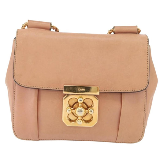 Chloe Elsie Chain Shoulder Bag Leather Small