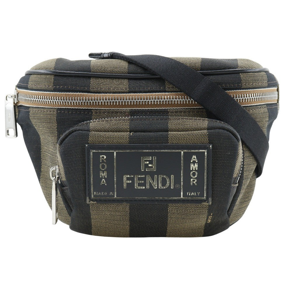 Fendi Front Pocket Waist Bag Pequin Canvas Product Image