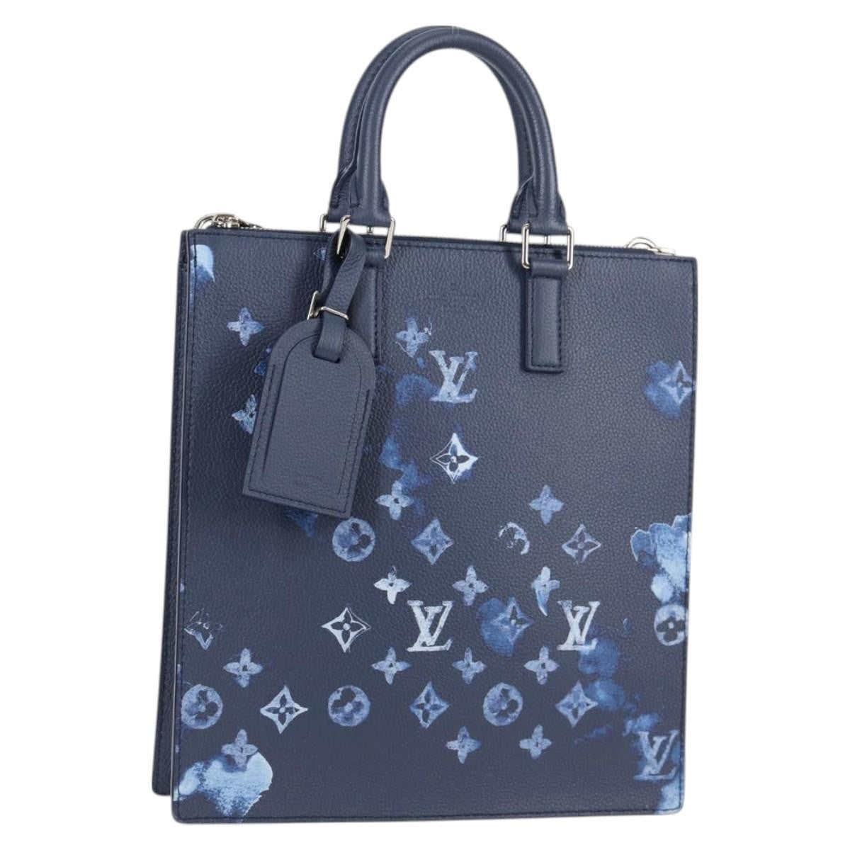 Louis Vuitton Sac Plat Zipped Limited Edition Monogram Ink Watercolor Leather Product Image