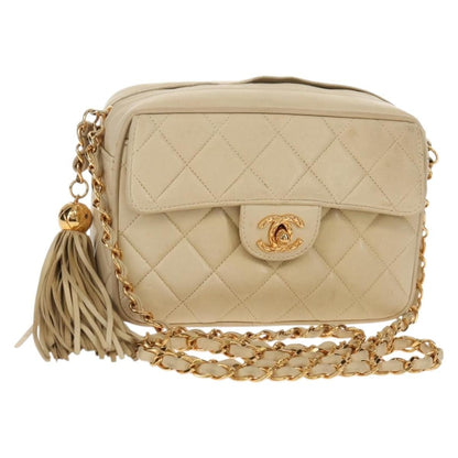 Chanel Chain Flap Shoulder Bag Quilted Lambskin Product Image
