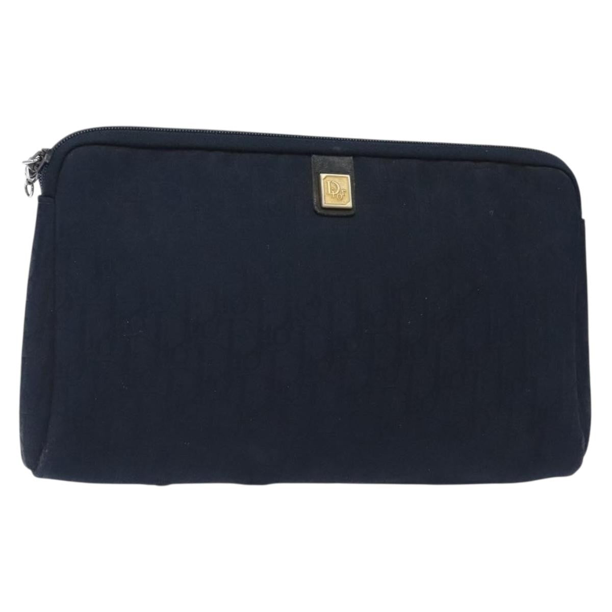 Christian Dior Vintage Trotter Pouch Diorissimo Canvas Product Image