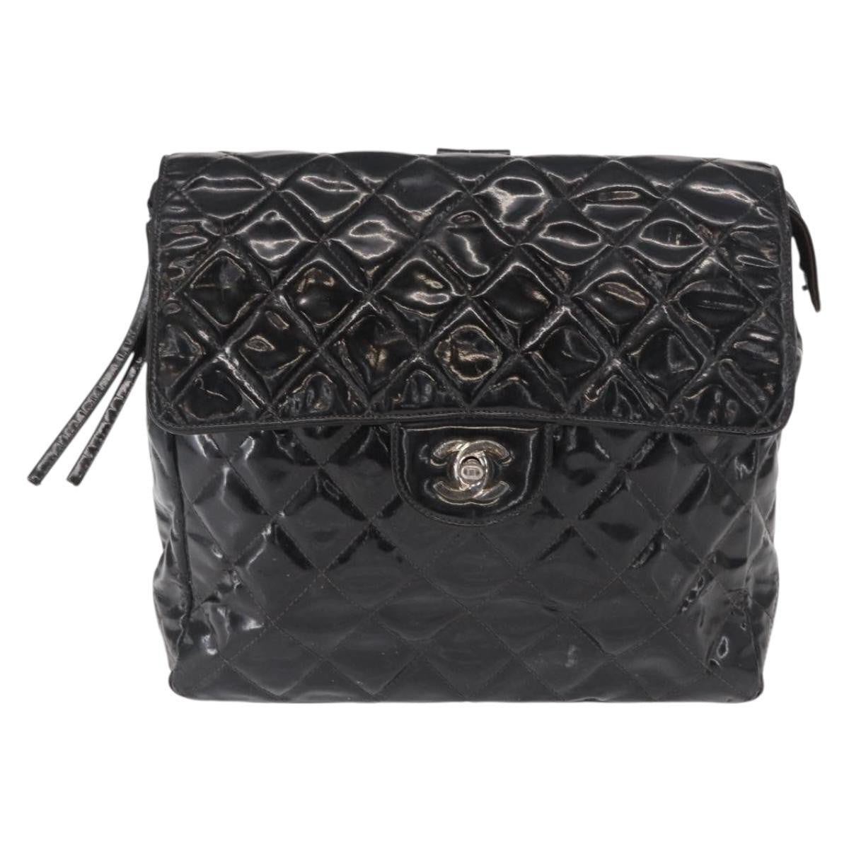 Chanel Vintage Square Flap Backpack Enamel Product Image