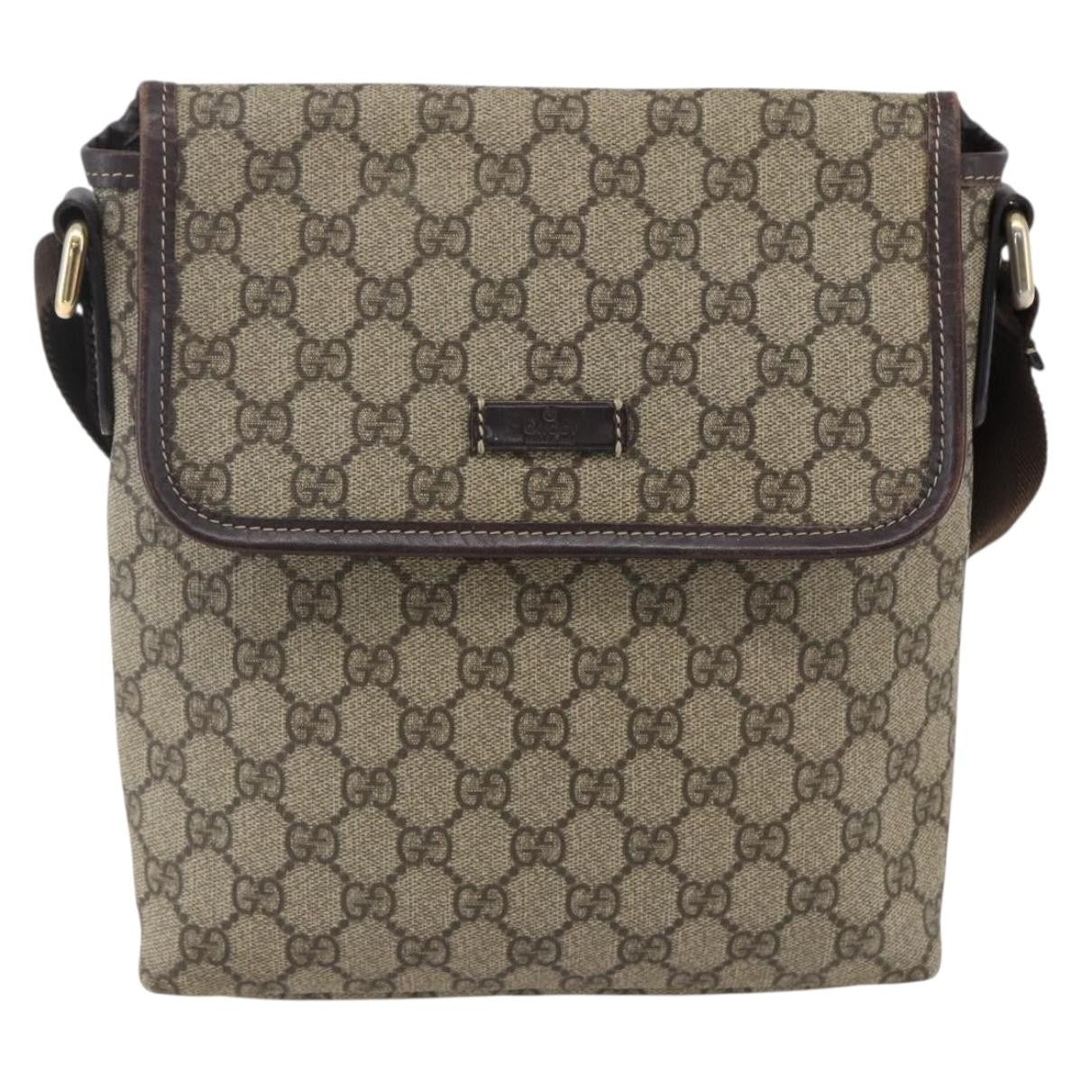 Gucci Flap Messenger GG Coated Canvas Small