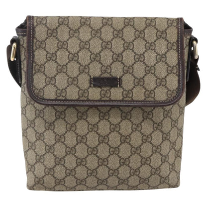 Gucci Flap Messenger GG Coated Canvas Small