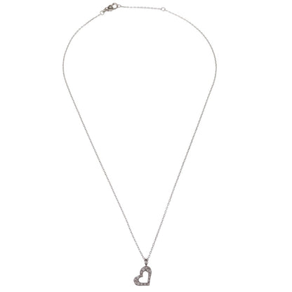 Piaget Limelight Hearts Pendant 18K White Gold with Pave Diamonds Product Image