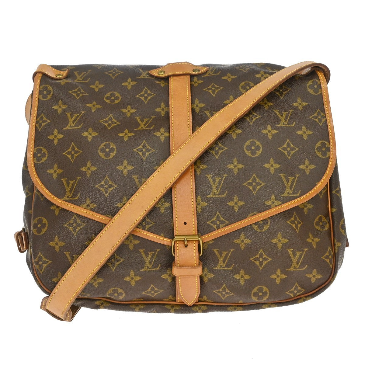 Louis Vuitton Saumur Monogram Canvas 35