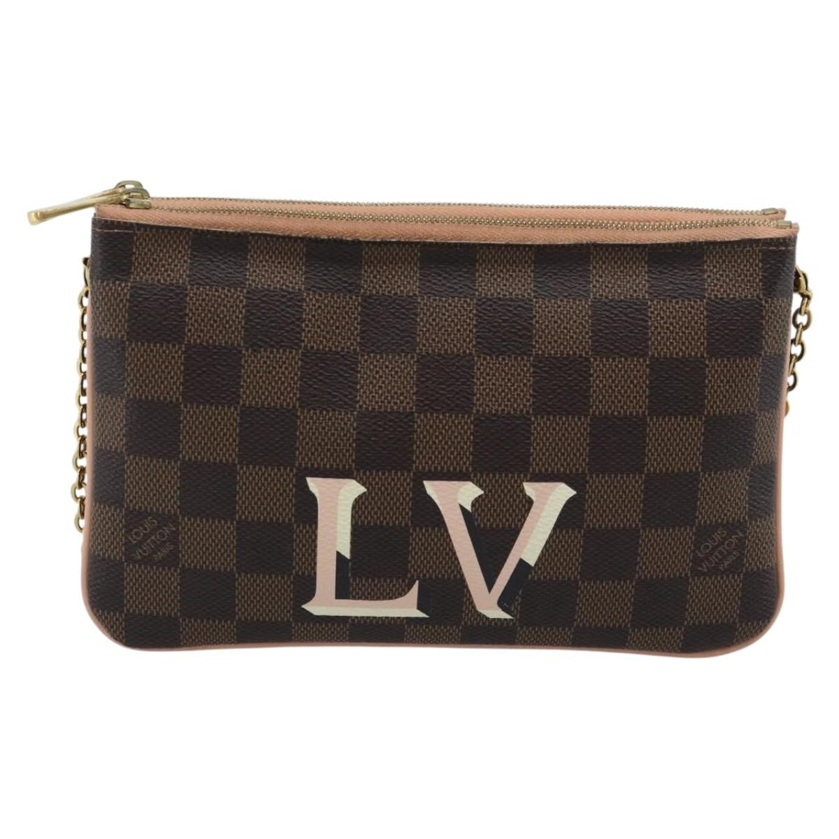 Louis Vuitton Double Zip Pochette Damier Ebene Product Image
