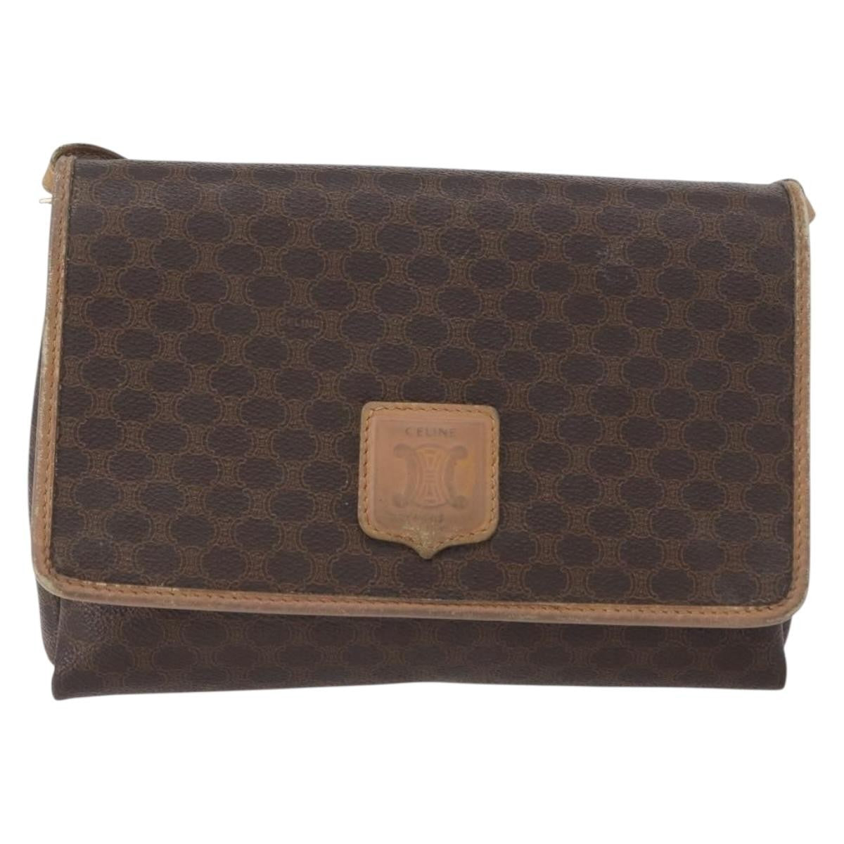 Celine Vintage Macadam Canvas and Leather Product Image