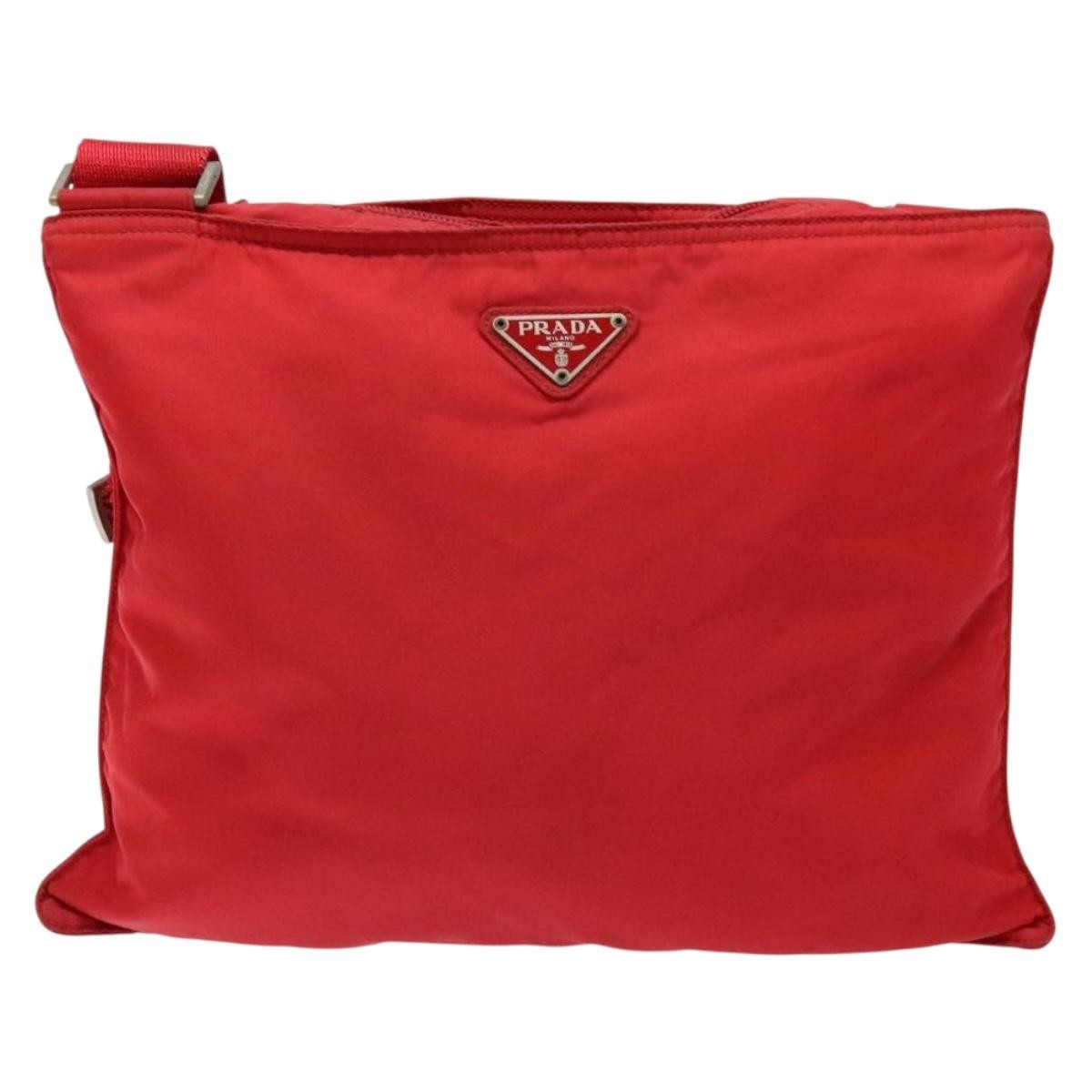 Prada Flat Messenger Bag Tessuto Medium