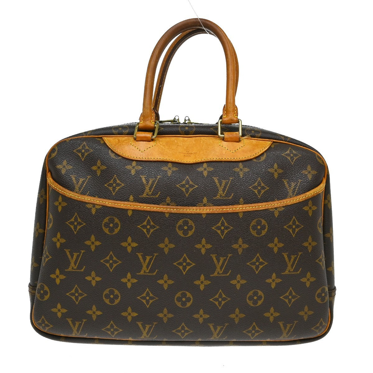Louis Vuitton Deauville Handbag Monogram Canvas 34
