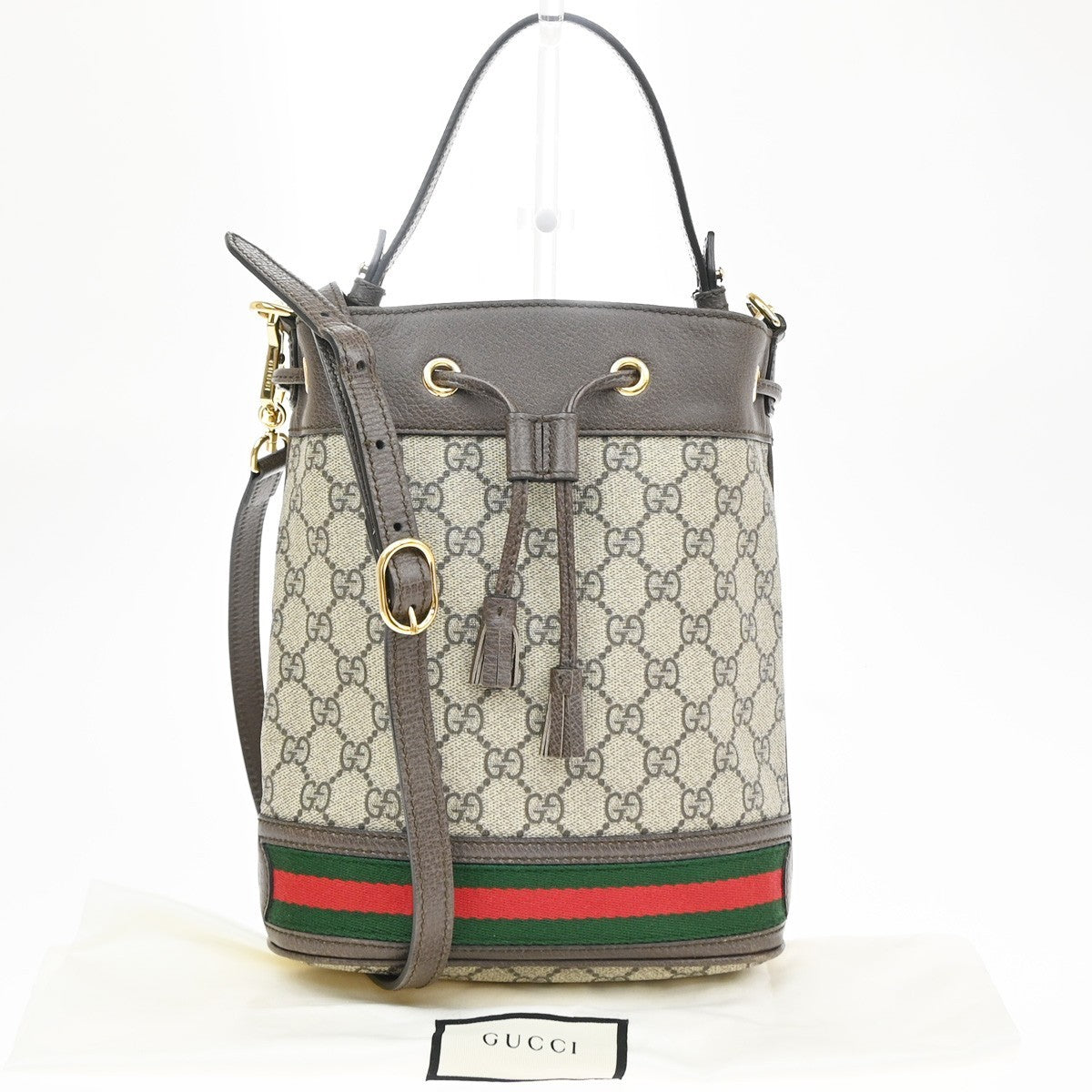 Gucci Ophidia Bucket GG Coated Canvas Medium