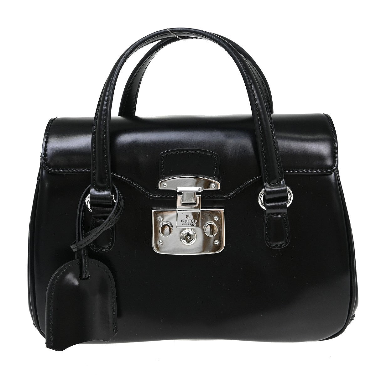 Gucci Lady Lock Satchel Leather Small
