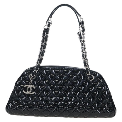 Chanel Just Mademoiselle Quilted Patent Small