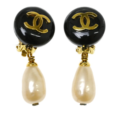 Chanel CC Pearl Drop Faux Pearl and Metal Product Image