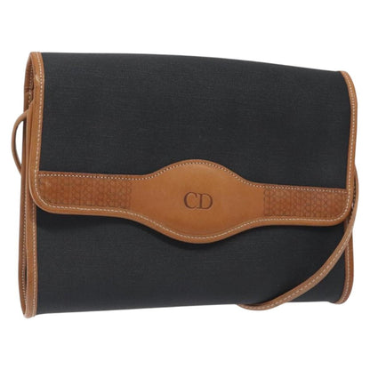 Christian Dior Vintage CD Flap Shoulder Bag Canvas Product Image