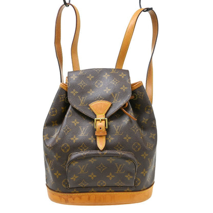 Louis Vuitton Vintage Montsouris Backpack Monogram Canvas MM