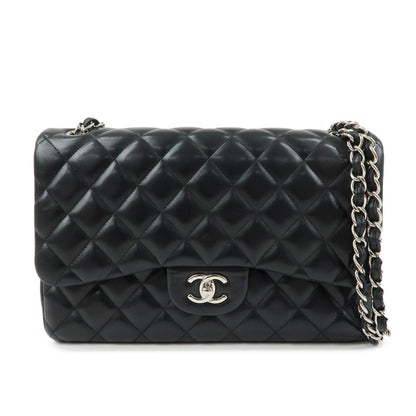 Chanel Classic Timeless Double Flap Quilted Lambskin Maxi