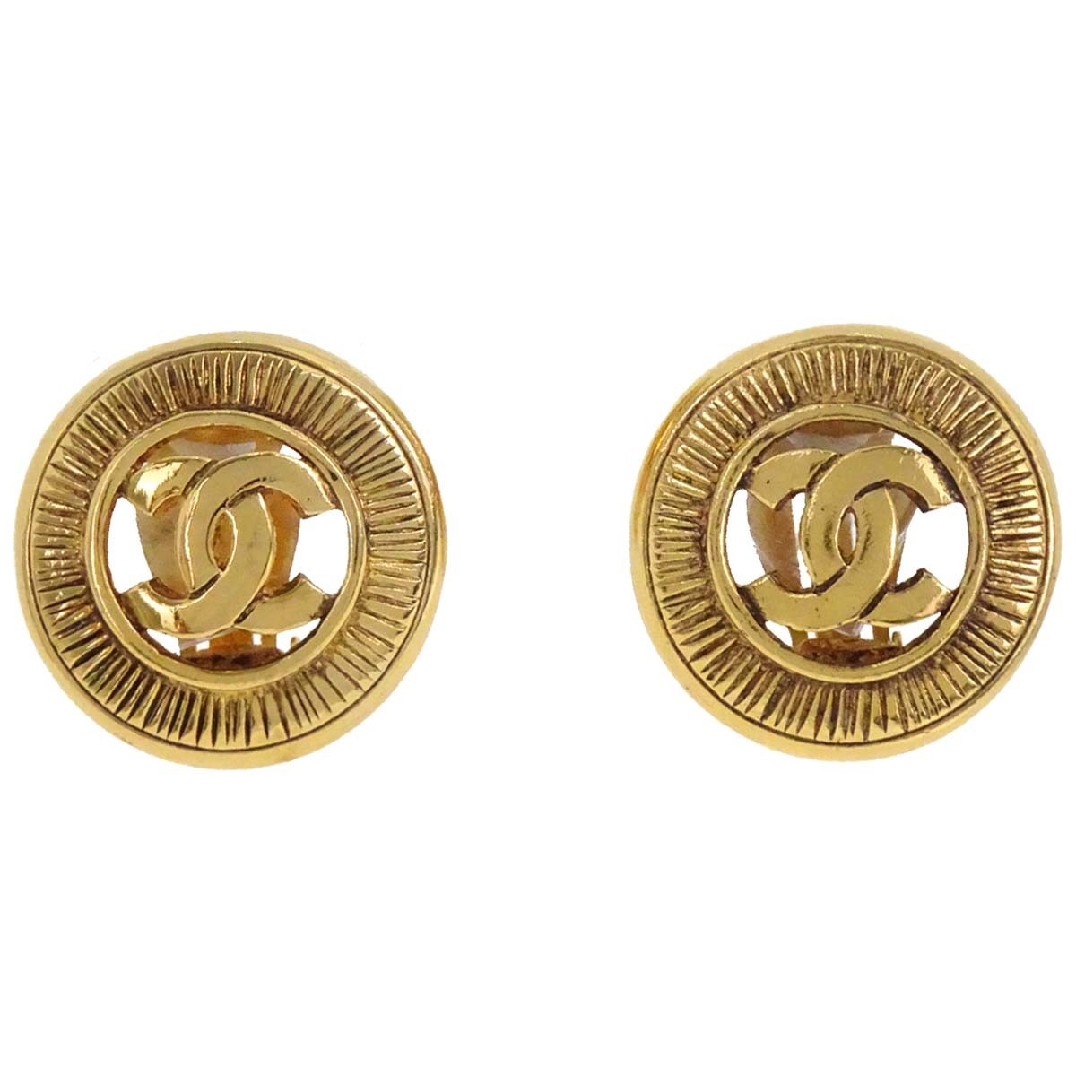 Chanel CC Button Clip-On Metal Product Image