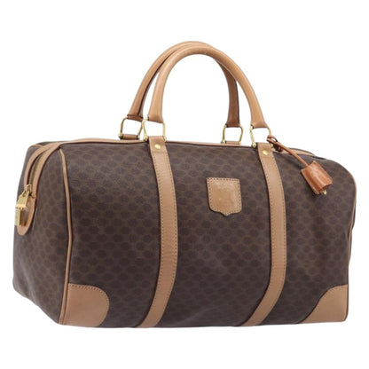 Celine Vintage Duffle Macadam Coated Canvas Large