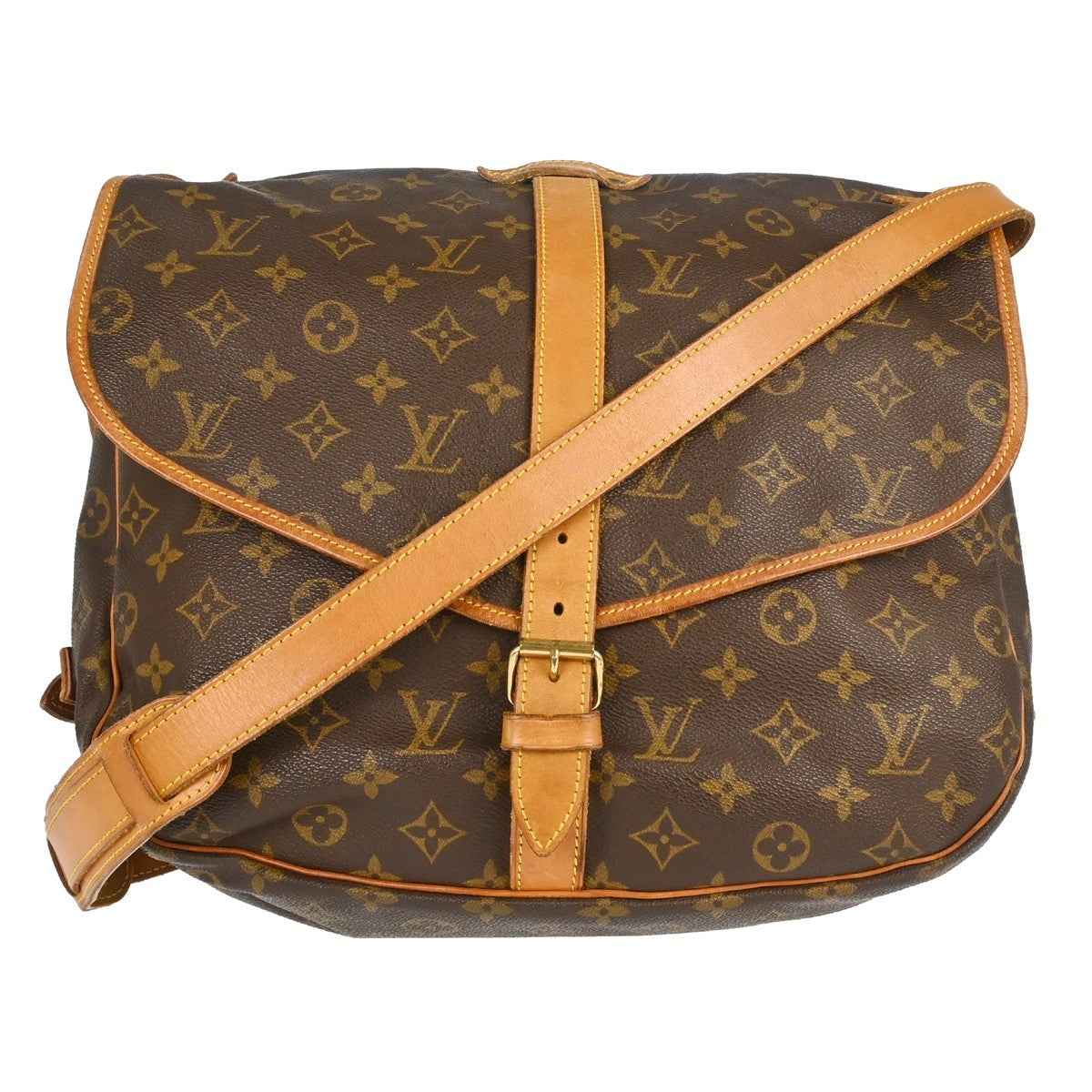 Louis Vuitton Saumur Monogram Canvas 35