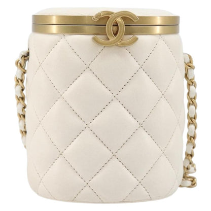 Chanel Crown Box Vanity Quilted Lambskin Small