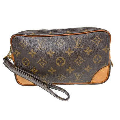 Louis Vuitton Marly Dragonne Clutch Monogram Canvas PM