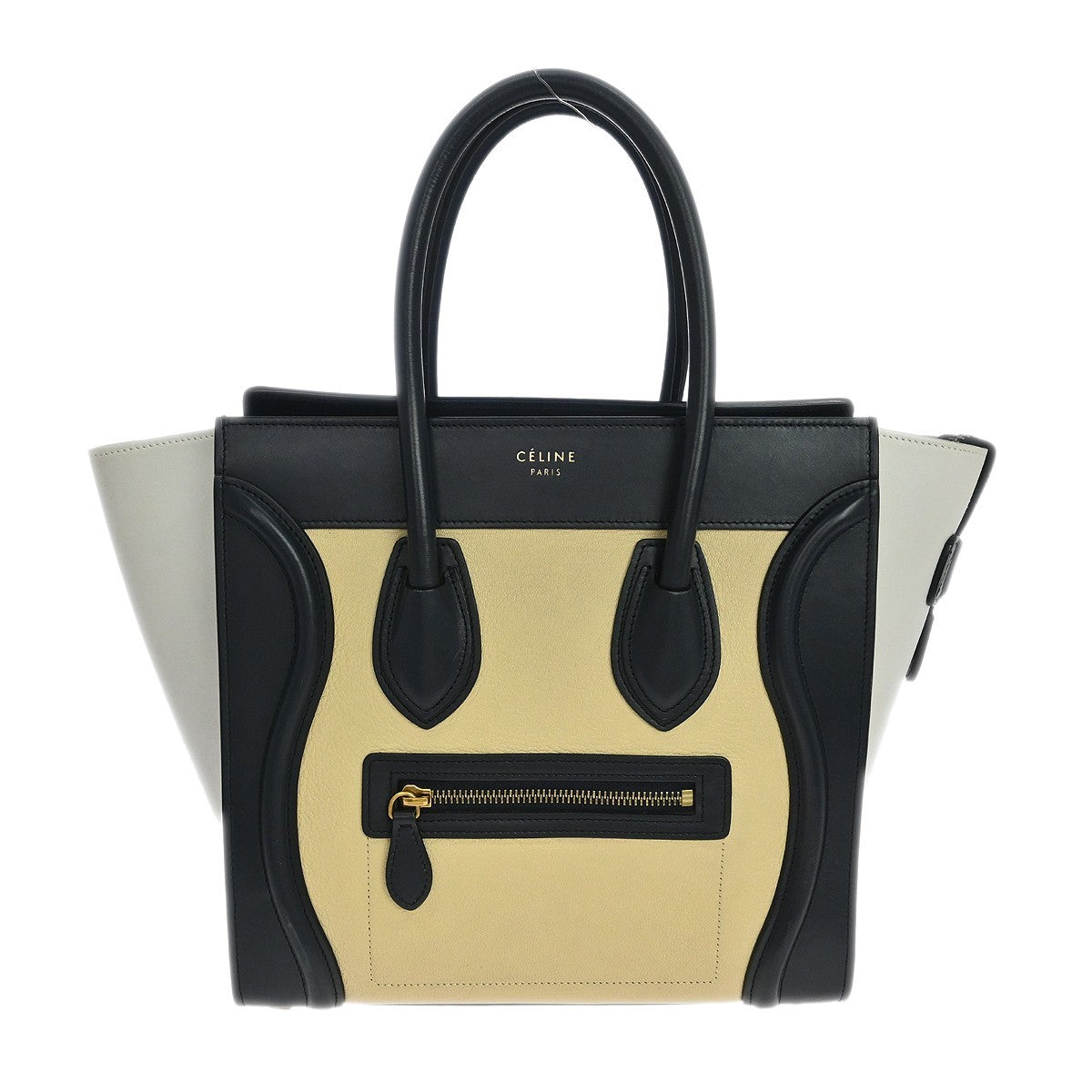 Celine Tricolor Luggage Leather Nano