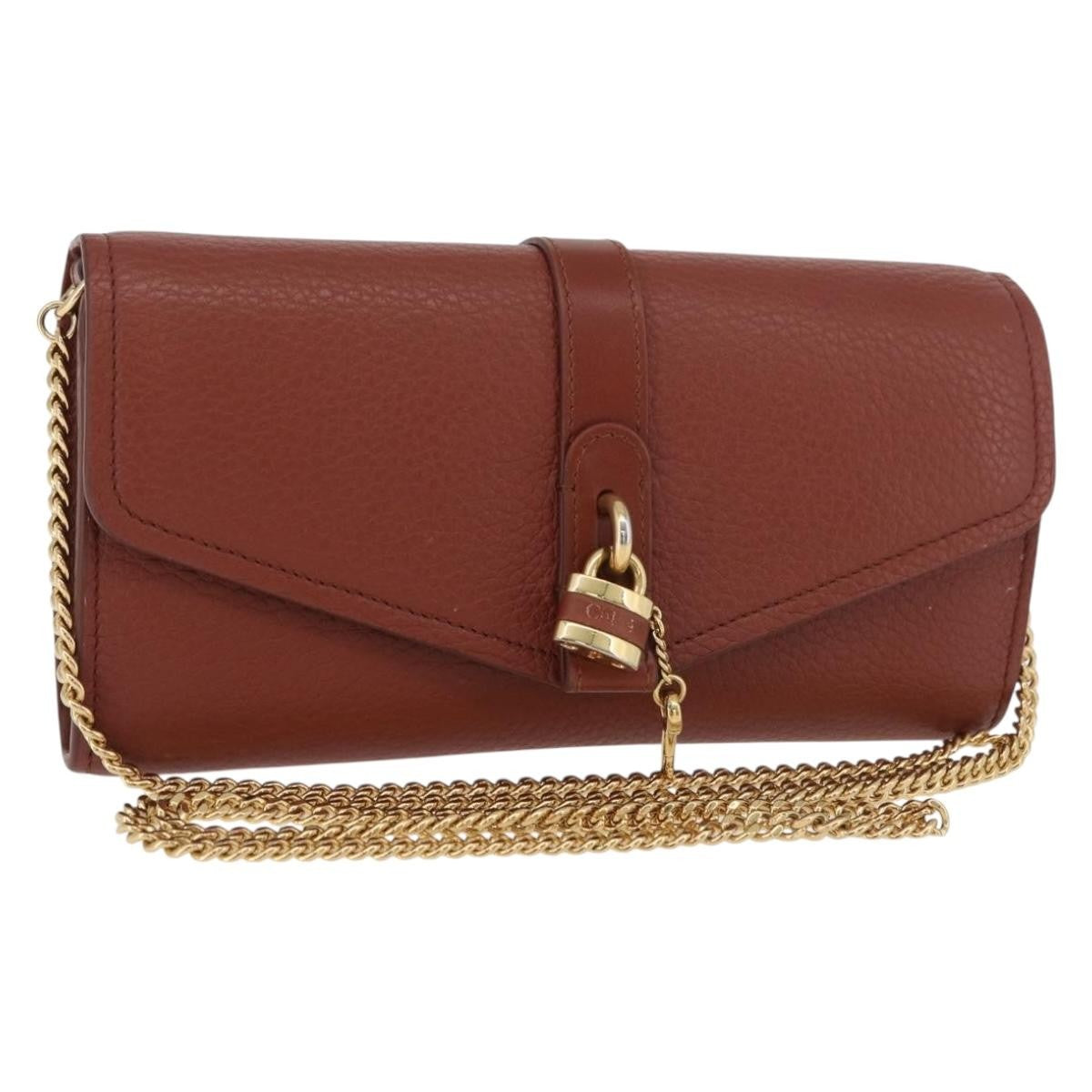 Chloe Aby Chain Leather Product Image