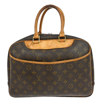 Louis Vuitton Deauville Handbag Monogram Canvas 34
