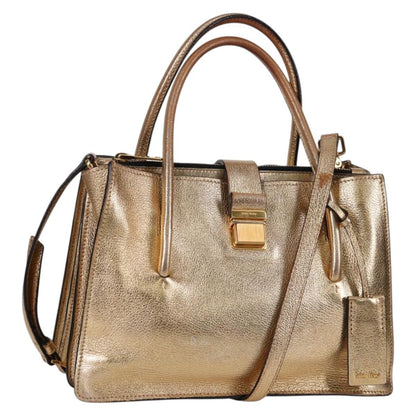 Miu Miu Madras Convertible Compartment Tote Leather Medium